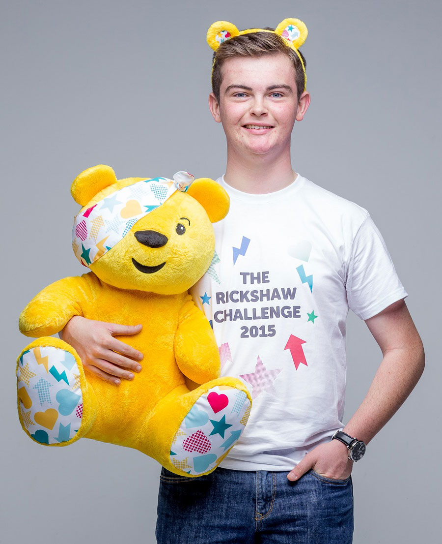 Elliot and Pudsey