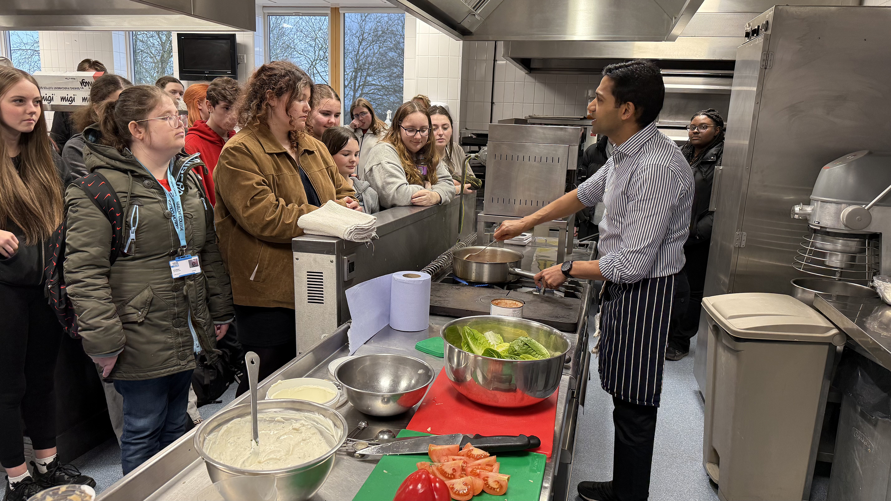 Anurag with students.jpg