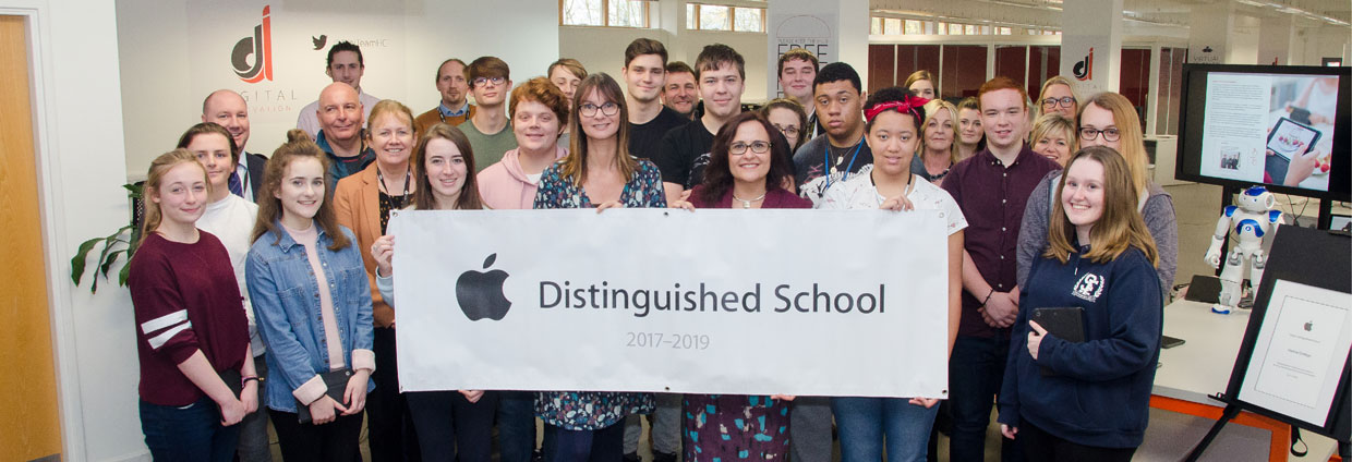 We're an Apple DIstinguished School