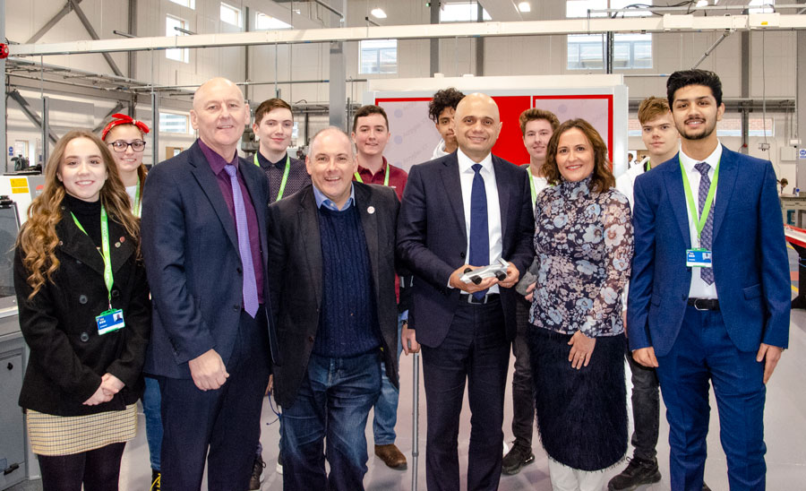 Sajid Javid MP visits Harlow College