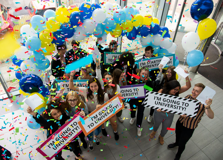 Harlow College A Level Results Day