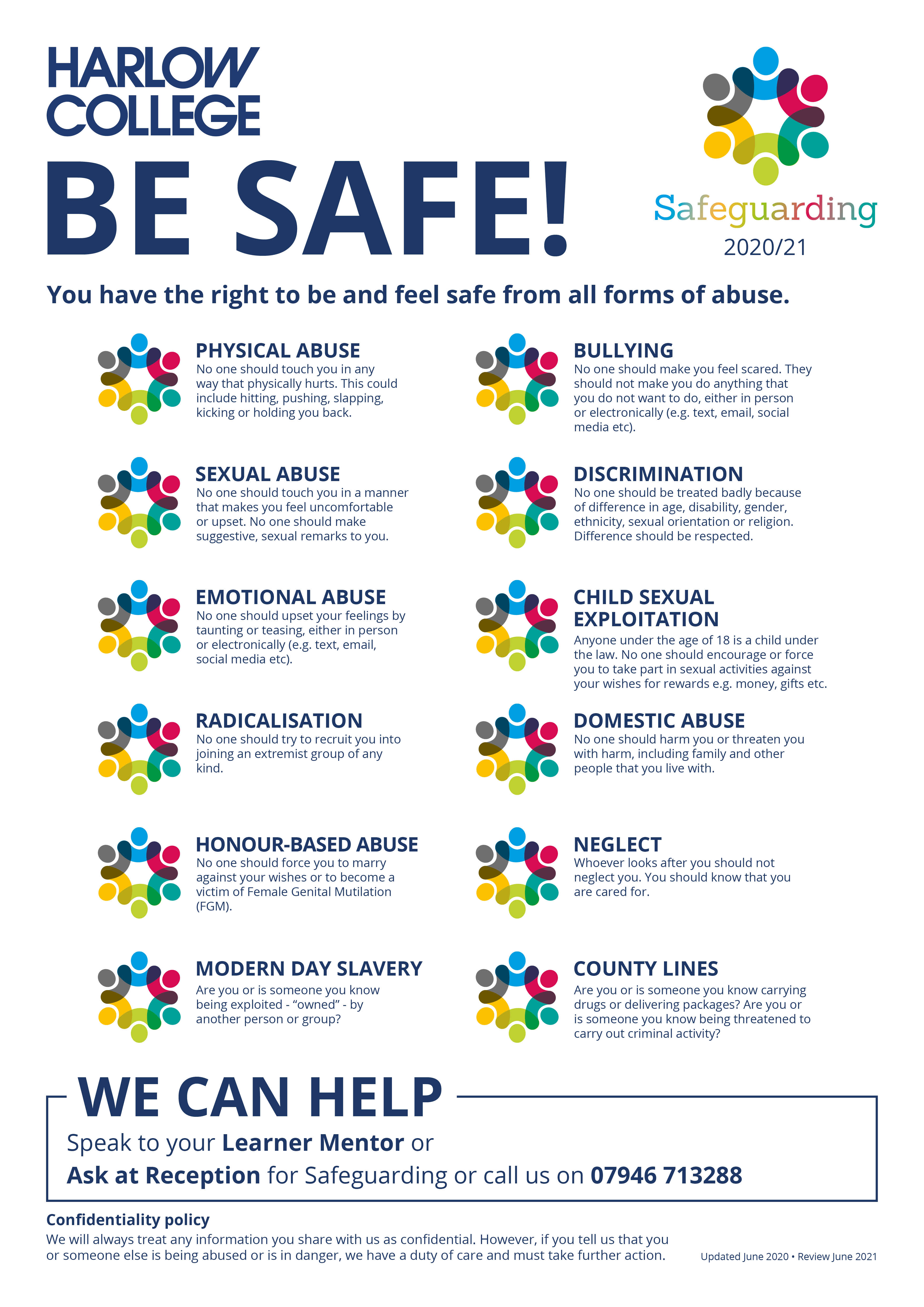 Safeguarding Posters For Schools
