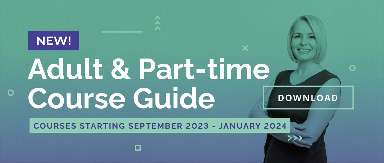 Adult and Part time Course Guide September 2023 January 2024